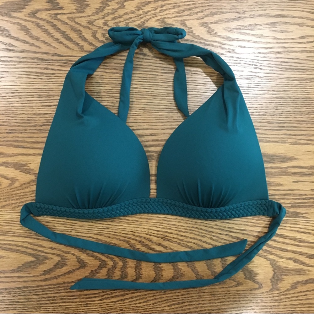 Dark Green Bikini Top